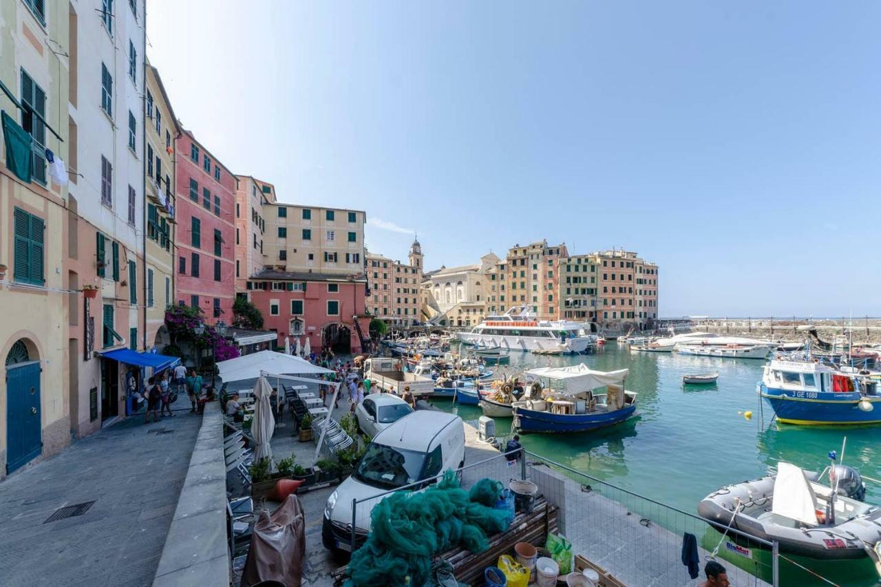 Joivy Charm 1 Bed Apt Overlooking Port Of Camogli Apartman Kültér fotó